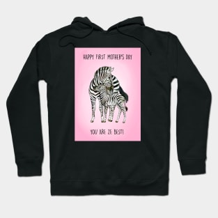 Zebra mother's day Hoodie